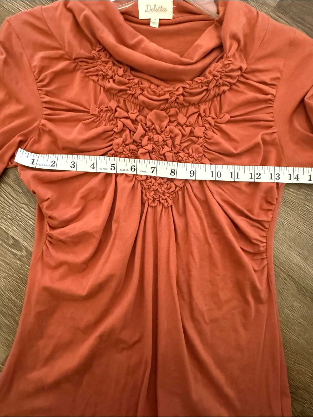 Anthropologie Deletta Gathered top - Picture 4 of 6